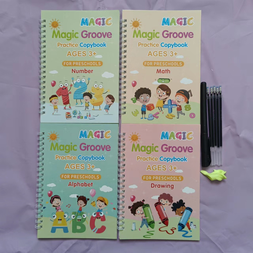 

Buku Kaligrafi Anak 4in1 Magic Book Practice Buku Menghitung Menggambar Menulis Mewarnai Buku Anak Lengkap Praktis