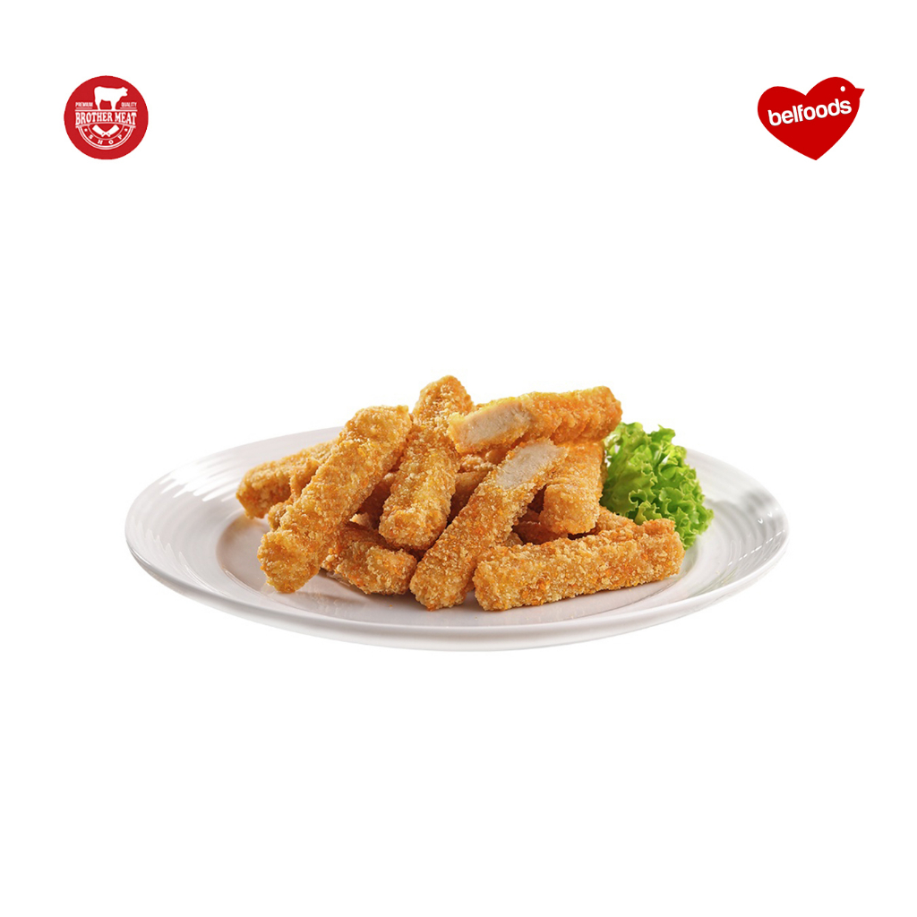Belfoods Chicken Nugget Stick 170gr, Olahan Daging Ayam Halal