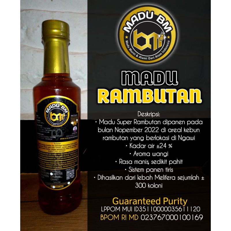 

Madu BM-MADU RAMBUTAN kemasan 500gram