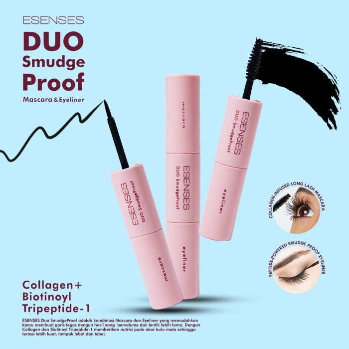 ESENSES Duo Smudge Proof Mascara Dan Eyeliner