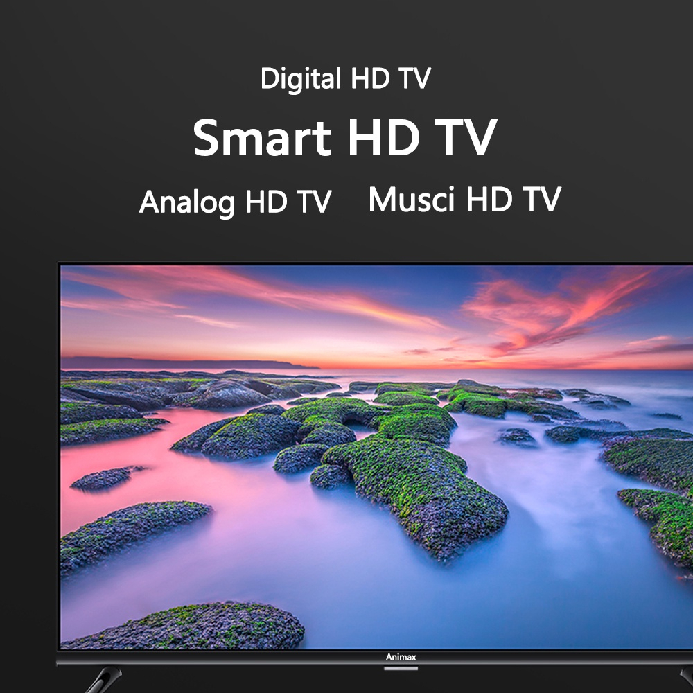 ANIMAX Android 50 inch TV Smart Digital TV 4K UHD - Android 11.0 - Voice Control - Bluetooth Connectivity - Dolby Audio