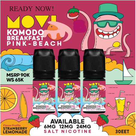 KOMODO BREAKFAST - PINK BEACH 30ML
