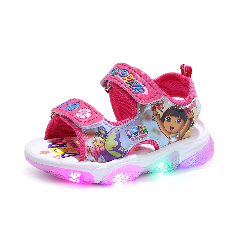 Sandal Anak Perempuan - Sendal Anak Laki Laki Ultra Light Super LED Sport Import DORA 007 Casual Fashion