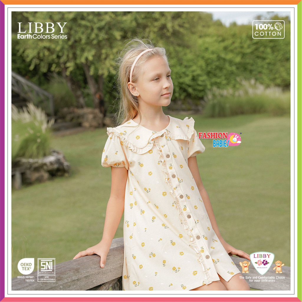 ❤ Fashionbabies ❤ LIBBY EMILY DRESS NEW COLOUR / NARA DRESS BABY LIBBY EARTH COLOUR SERIES ORIGINAL