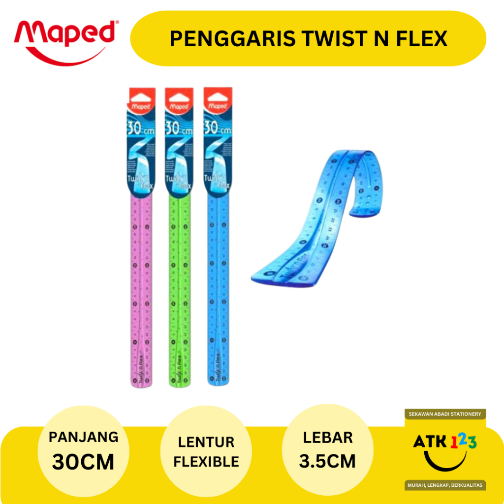 Penggaris / Ruler Twist n Flex 30cm Maped