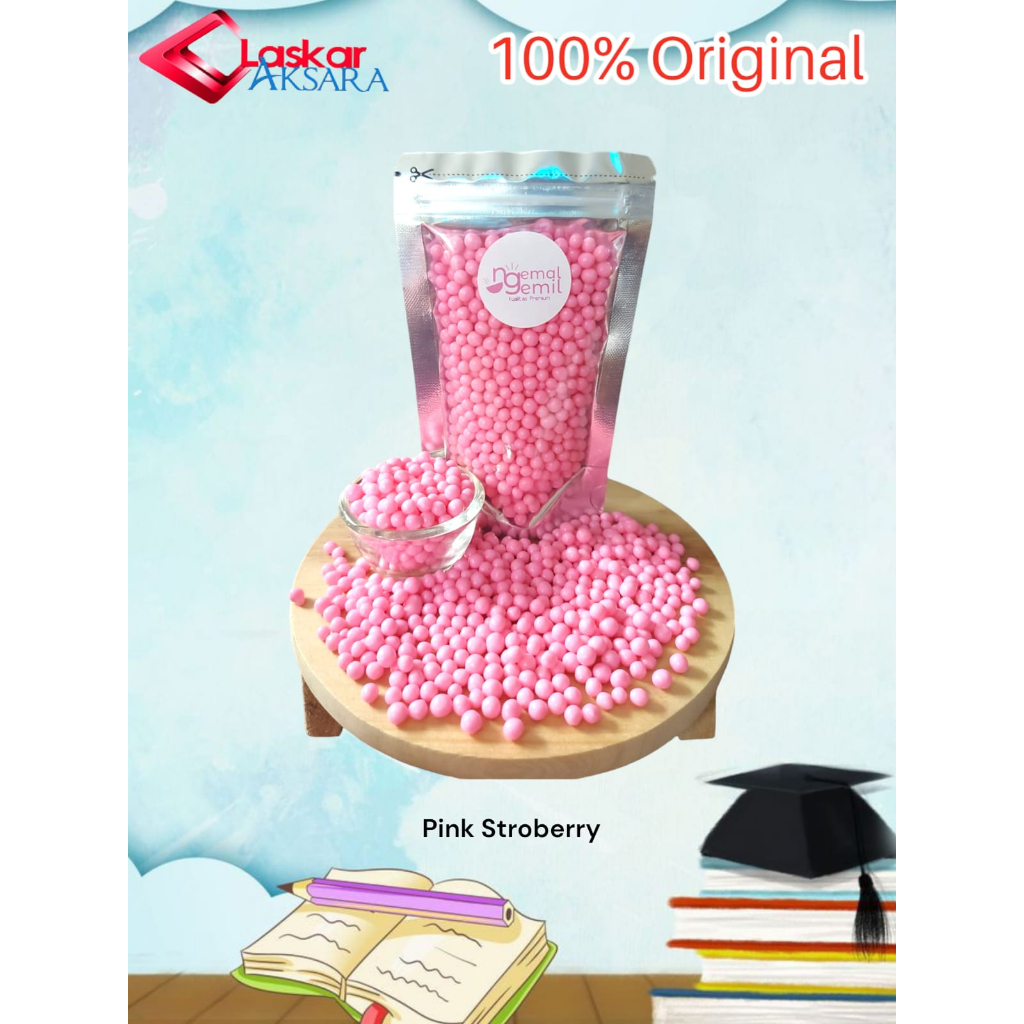 

Pouch Chocoball Pink Topping Donut Kue Bolu / Premium