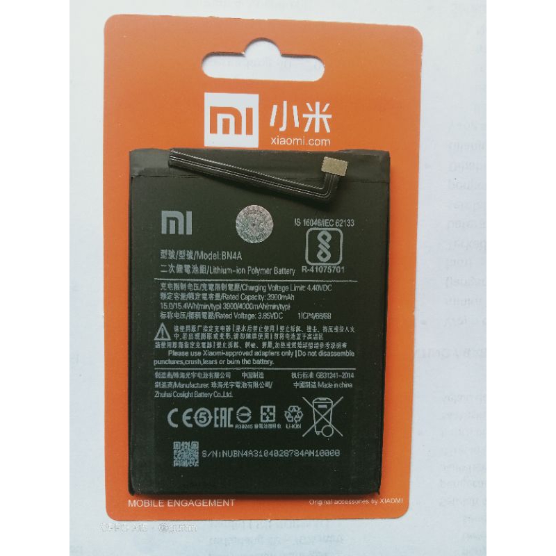Baterai redmi note 7 BN 4A original redmi note 7 pro baterai handphone bergaransi