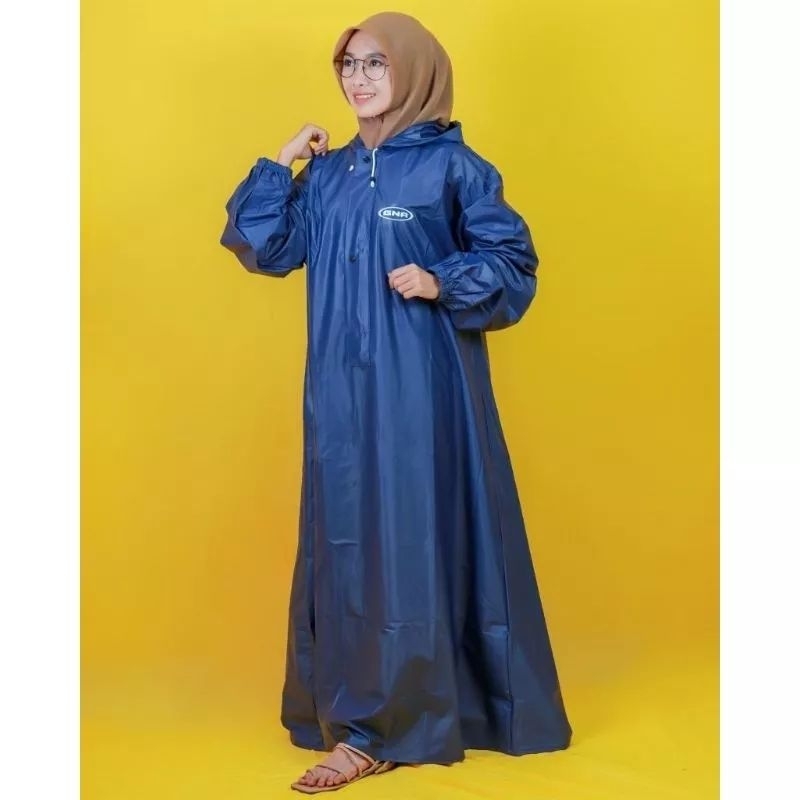 Jas hujan muslimah model gamis tebal no rembes