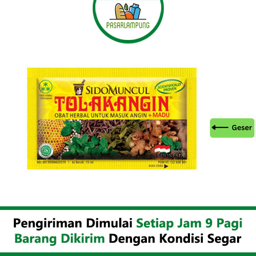 Tolak Angin Cair Sidomuncul Persachet 15 mL Pasar Lampung