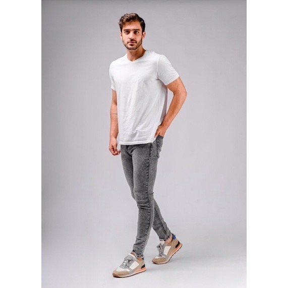 FEROCIOUS.CO Celana Jeans Pria Ripped Sandwash Premium