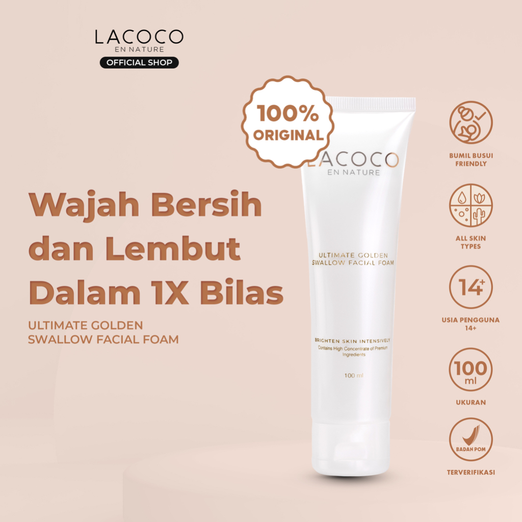 Lacoco Ultimate Golden Swallow Facial Foam 100ml