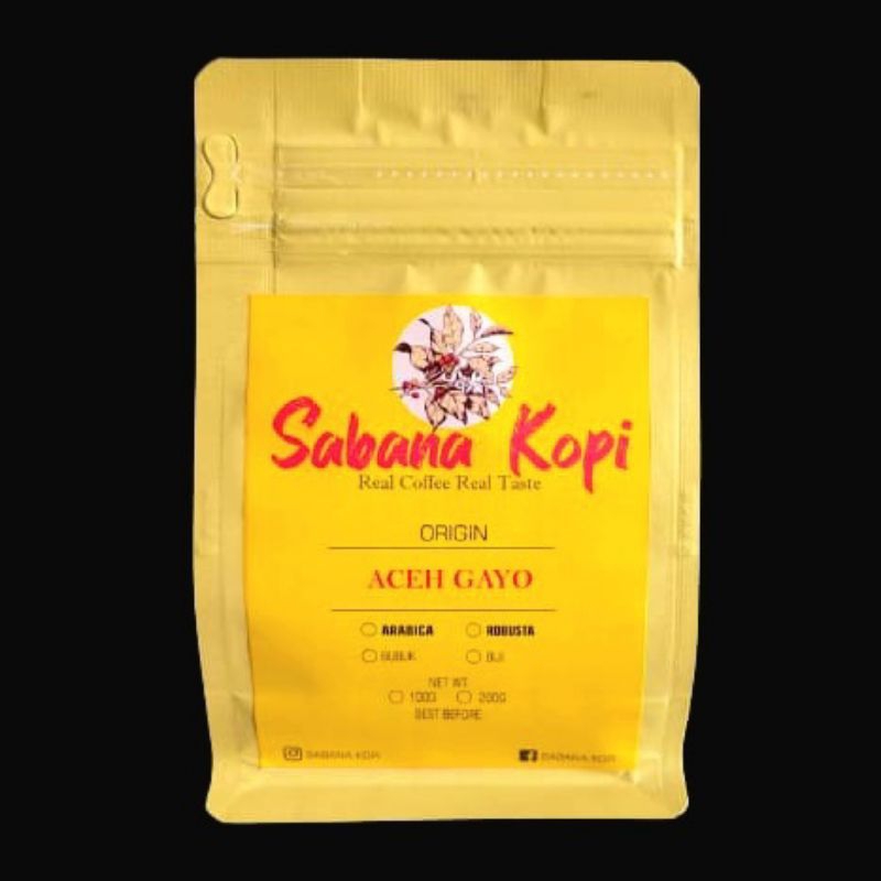 

100gr Aceh Gayo Arabica coffee - Specialty Grade Coffee