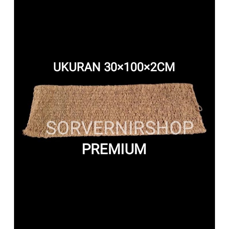 Keset Sabut Kelapa Anyam Polos Kualitas Premium