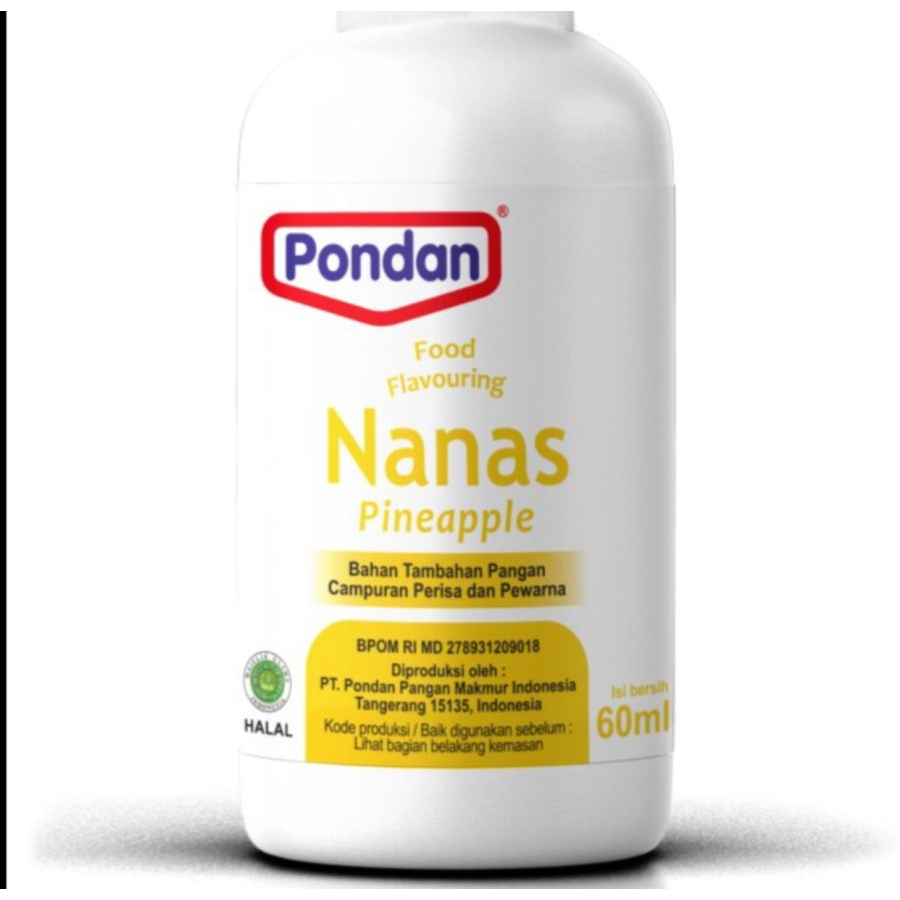 

Pondan Pasta Nanas Pineapple Food Flavouring Perisa Makanan 60ml