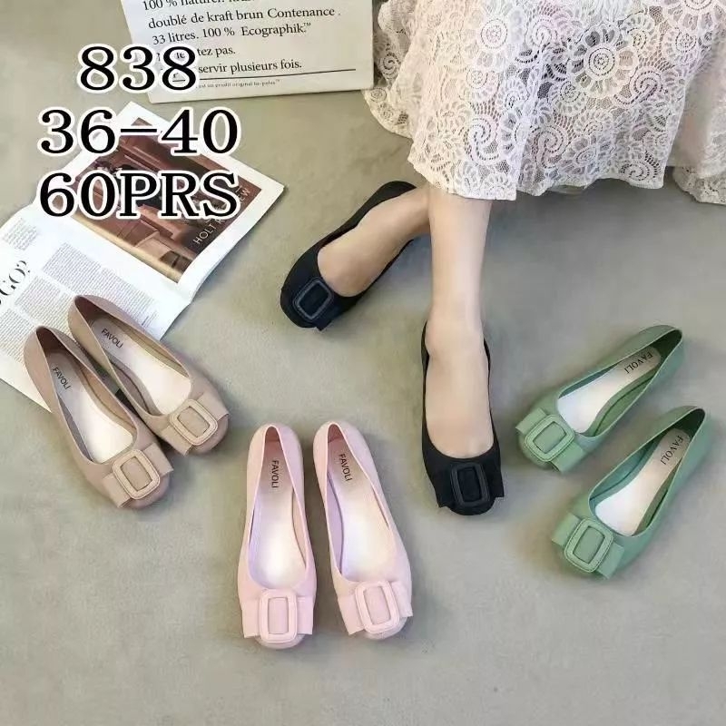 FLATSHOES JELLY WANITA IMPORT SEPATU KARET WANITA IMPORT PITA SD 838 NF 857