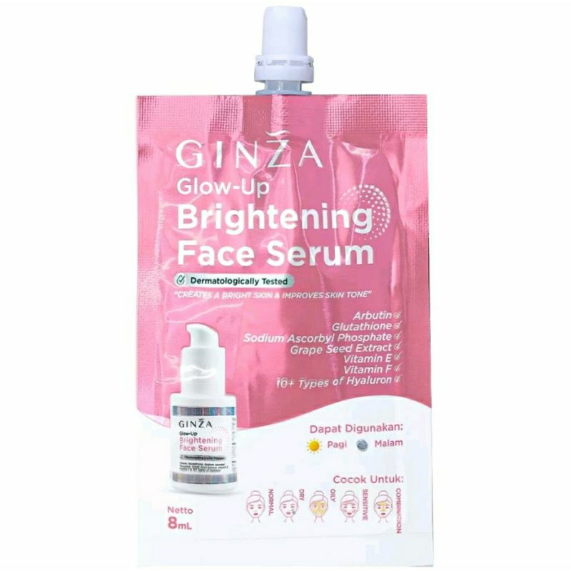 GINZA Face Serum 8ml - Serum Wajah Ginza