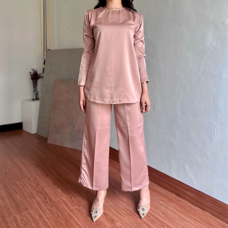 inner hijab &amp; culottes pants (atasan dan celana dijual terpisah)