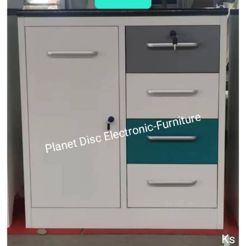 Kitchen Set Plat Besi Bagian Bawah  Meja Dapur  Rak Sayur  Lemari Sayur  Meja Serbaguna  Lemari Serb