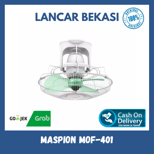 Maspion MOF-401 Orbit Auto Fan Kipas Angin [16 Inch] - Garansi Resmi, Original, Awet & Terjamin