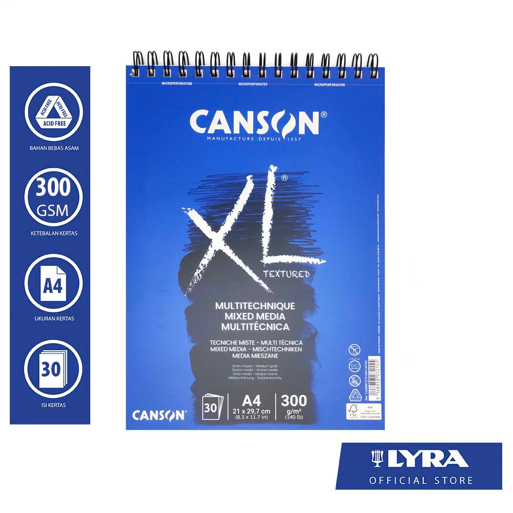 

Canson XL Mix Media A4 30 Sheets