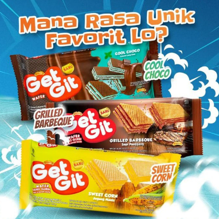 Wafer Choco Mania* Wafer Get Git* Biskuit Choco Lito* Varian Rasa