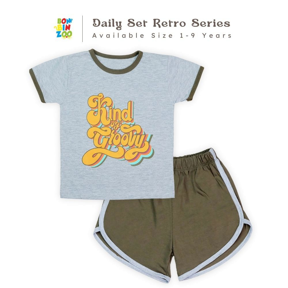 BONBINZOO DAILY SET RETRO SERIES USIA 1-9 TAHUN