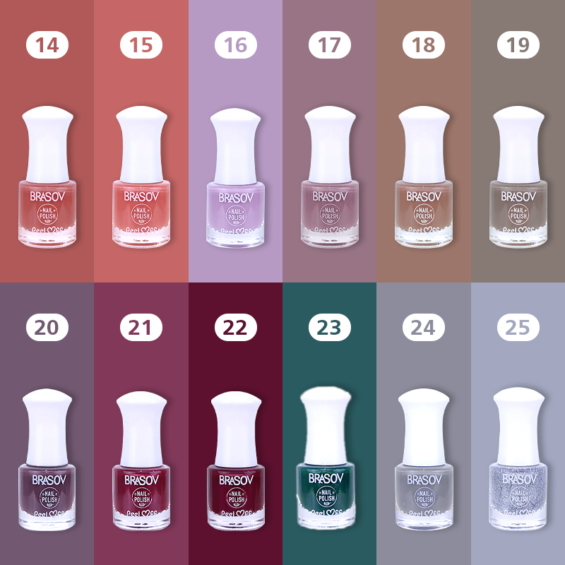 Kutek Brasov Peel Off 9ml | Cat Kuku Nail Polish Brasov Halal Peel Off 9ml BPOM