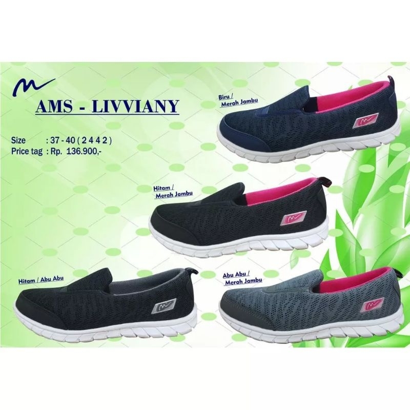 SEPATU WANITA TERBARU ARDILES LIVVIANY SLIP ON KEREN TRENDY KEKINIAN