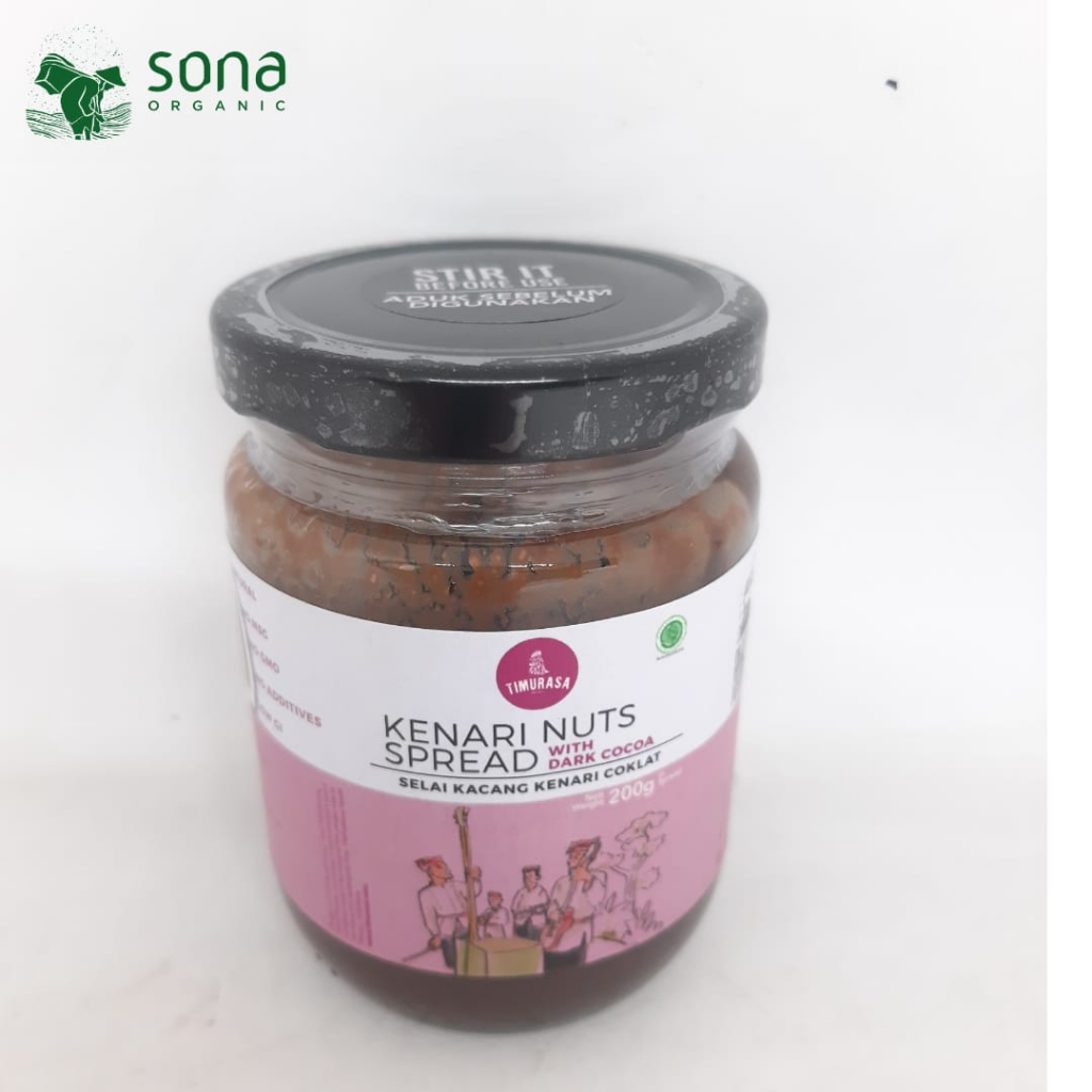 

Selai Kacang Kenari Coklat 200gr - Timurasa - Selai Coklat