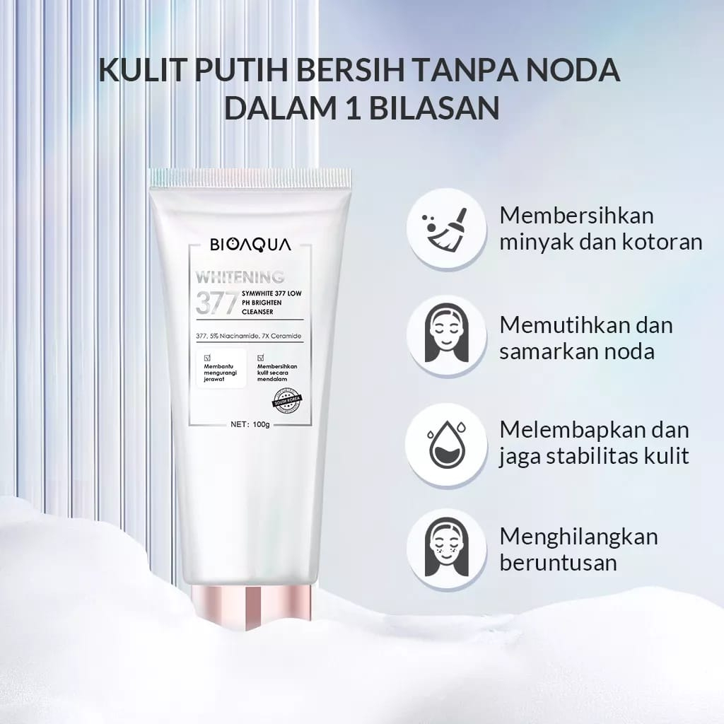 BIOAQUA SymWhite 377 Whitening &amp; Fade Dark Spot Cleanser