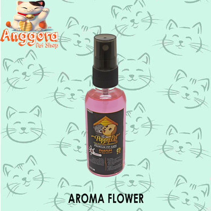 Parfum Kucing &amp; Anjing POPPY PET Wangi Premium Pet care 60ml