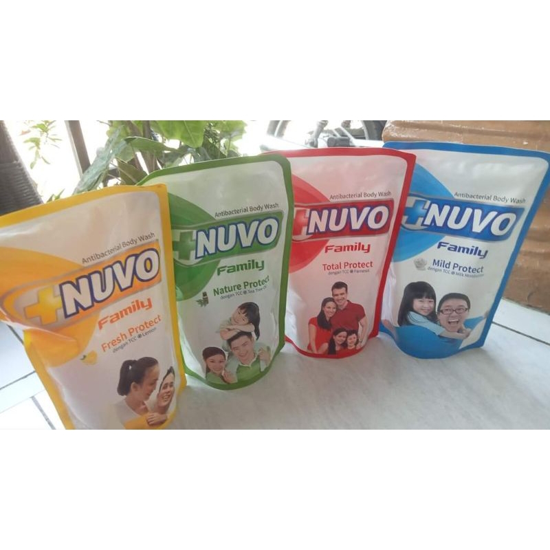 Nuvo sabun cair 450ml sabun mandi nuvo