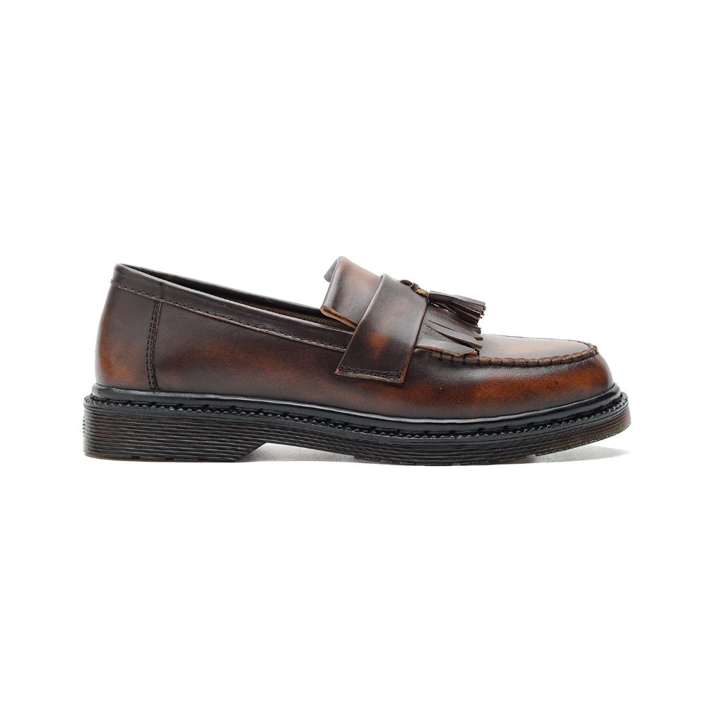 EMPIRE CAMEL |ManNeedMe x Greata| Sepatu Loafers Pria Docmart Formal Shoes Pantofel Kantor / Kerja ORIGINAL