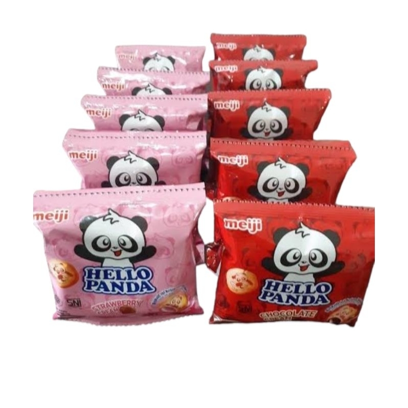 Biskuit Hello Panda Meiji renceng isi 10 pcs