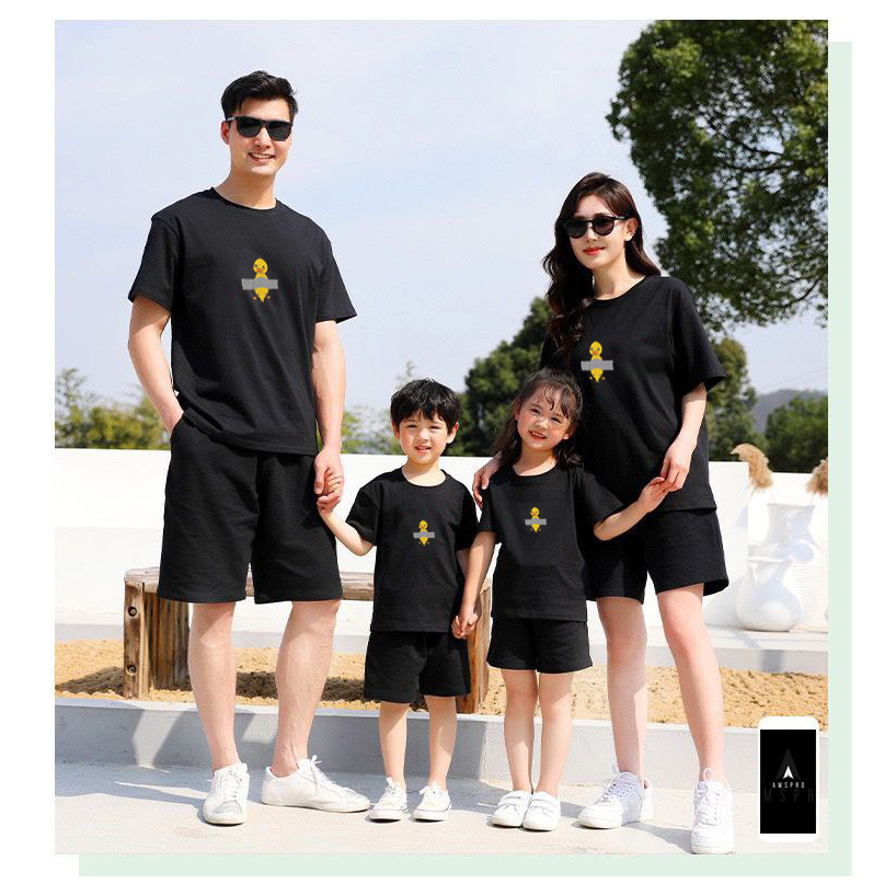 Amspro Baju Kaos Family Kaos Couple Baju Couple Keluarga Kaos Oversized Twiti