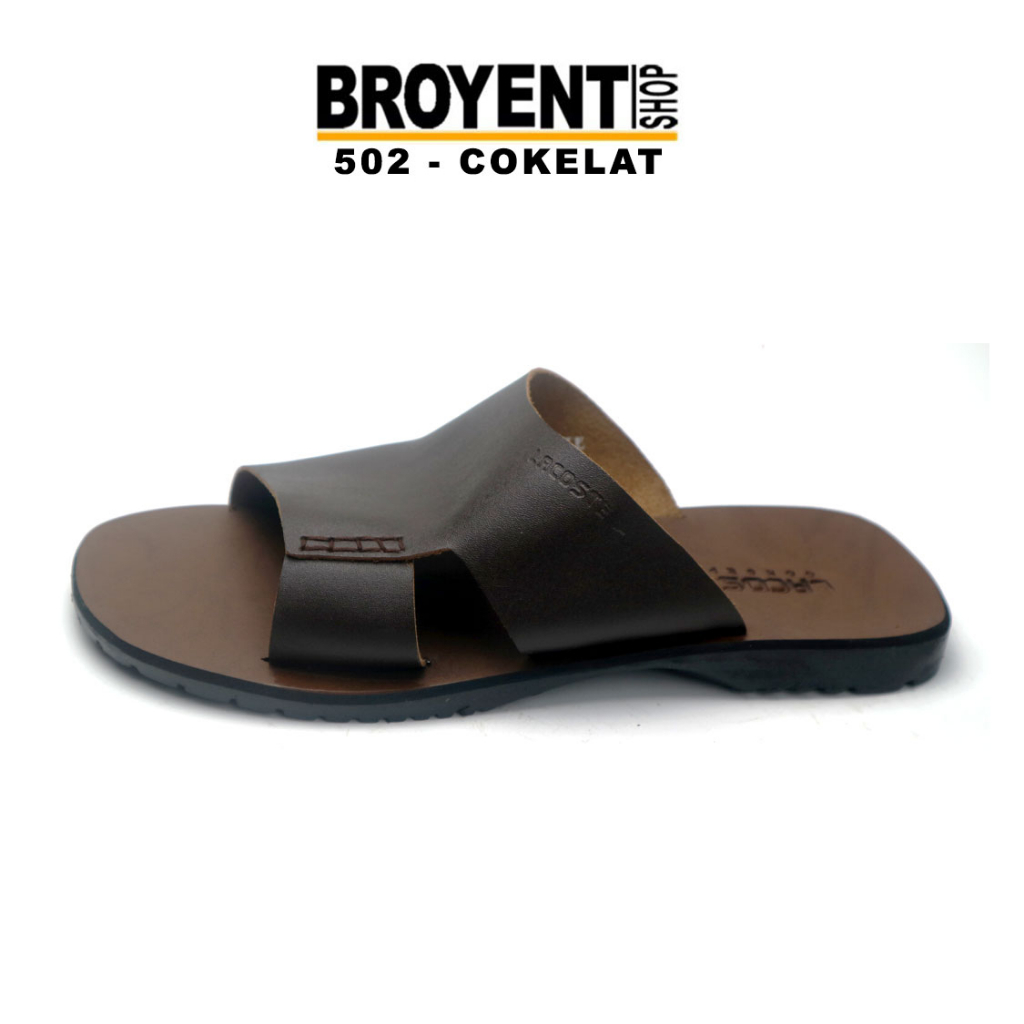 Sandal Pria Model Kokop Kulit Asli 502