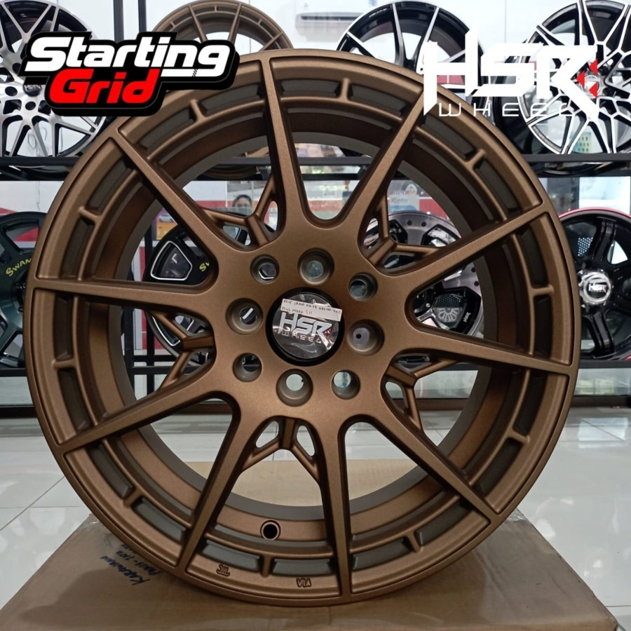 Velg R16 HSR untuk mobil karimun, freed, brio, city, jazz, yaris, ignis, mobilio - Pelek Ring 16 - b