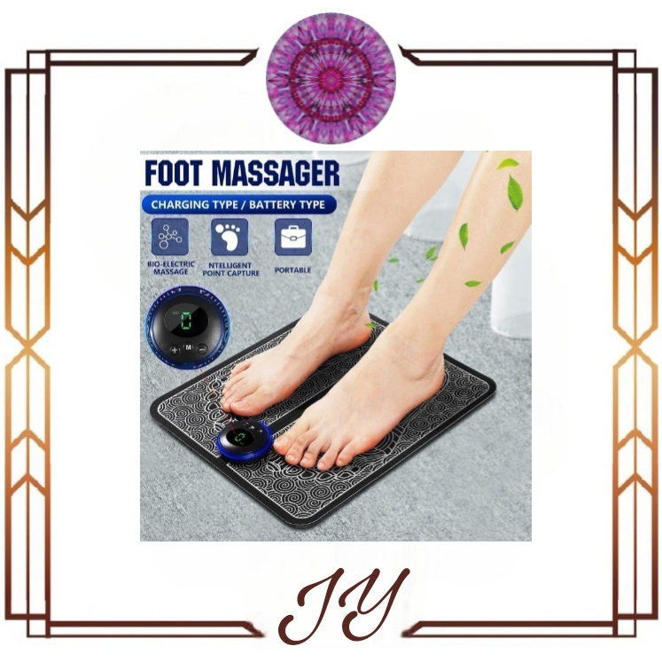 (JY) Alat Pijat Viral CEV Electric EMS Foot Massager Alat Pijat Kaki Elektrik Foot Mat USB