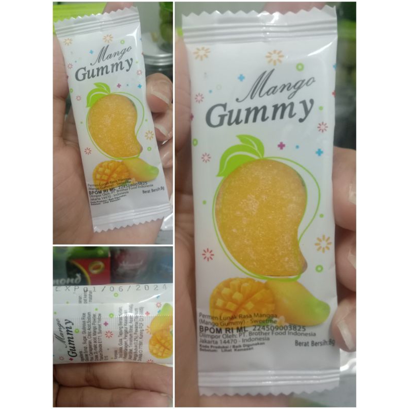 

Sweet Me~Mango Gummy 8g/biji Halal