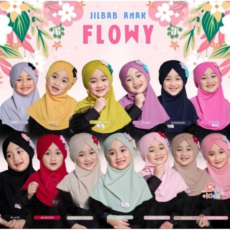 Miulan Kids hijab Flowy