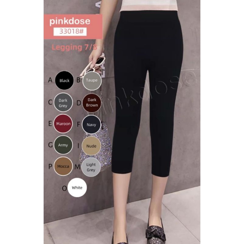 leging polos HW 7/8 pinkdose  | fit to 85kg