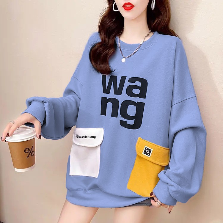 Sweater WANG POCKET Oversize Basic Oblong | Sweater Oversize Wanita