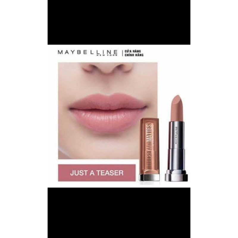 Maybelline The Creamy Mattes - Mattes Lipstick Make Up Khusus Shade {Justa Teaser MNU10}