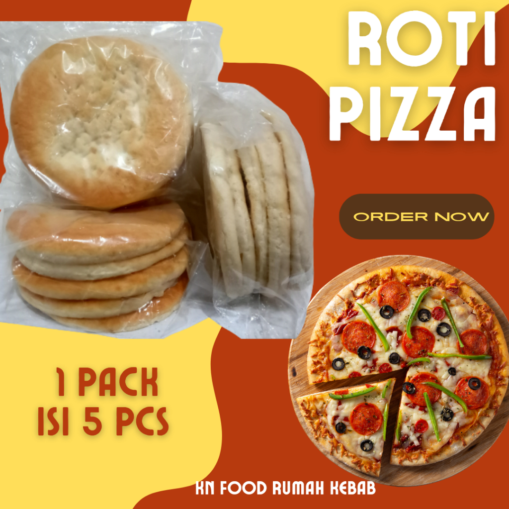 

Roti Pizza berkualitas - Roti Pizza- Pizza Base- Pizza Dough - Isi 5pc