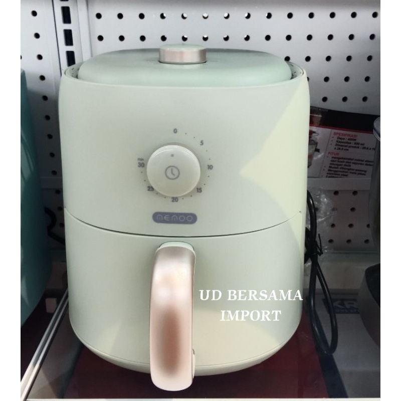 MEMOO Air Fryer Manual 800W/Alat Penggorengan Tanpa Minyak 3L