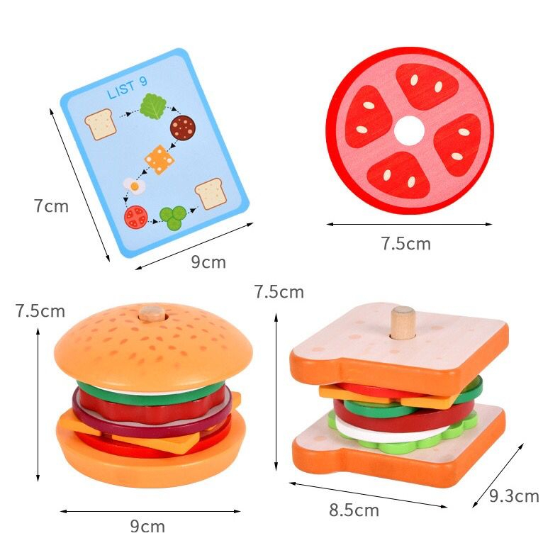 Mainan Edukasi - Fast Food Puzzle FFP - Mainan Puzzle