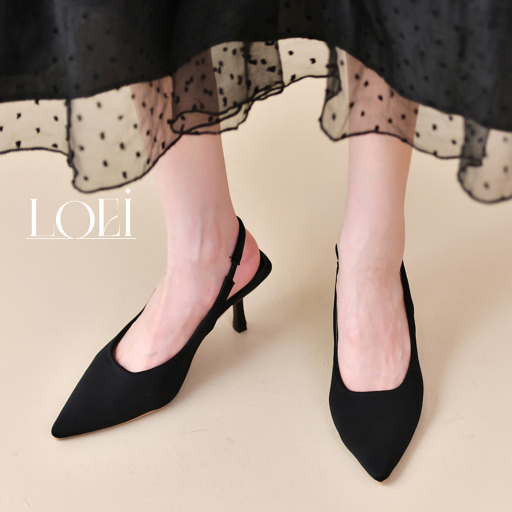 High Heels Sendal Korean Style Sepatu Hak Tinggi Wanita 10025 Terlaris Kekinian Best Seller