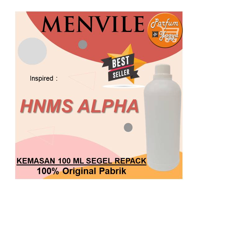 BIBIT PARFUM MURNI MENVILE HMNS ALPHA 100 ML | REPACK