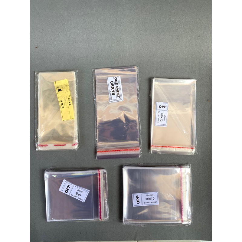 PLASTIK OPP 0,3 ISI 100 PCS