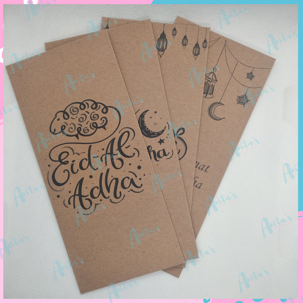 

[10 pc AMPLOP] AMPLOP THR | ANGPAU IDUL ADHA | AMPLOP EID | UANG TIDAK DILIPAT, UNIK TEMA RUSTIC / VINTAGE